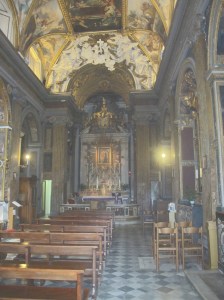 Interior of Santa Maria in Trivio