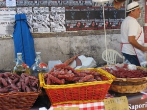 Lots of delicious pig products