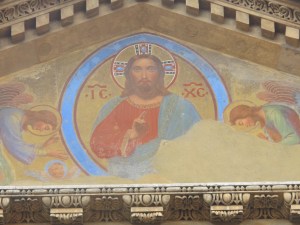 A stunning depiction of Christ on the facade of Santa Pudenziana