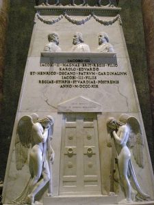 Jacobite memorial in St. Peter's Basilica