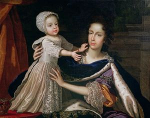Mary of Modena and her son, James Stuart
