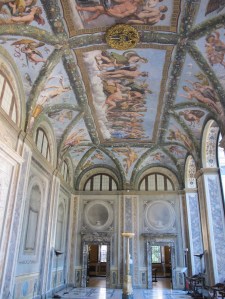 One of the beautiful public rooms of Palazzo Farnesina.