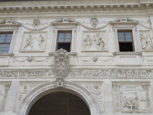 The back side of Villa Medici
