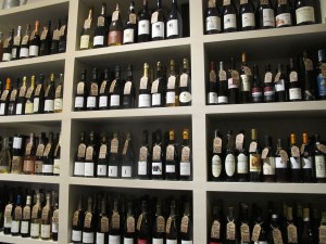 Floor to ceiling natural wine choices!