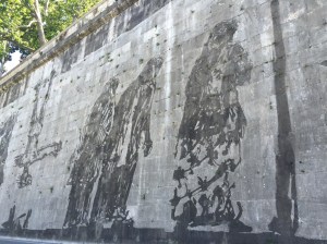 A procession of women ...