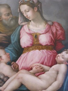 Giorgio Vasari, Holy Family with the infant St. John and St. Francis, in the museum of Palazzo Venezia.