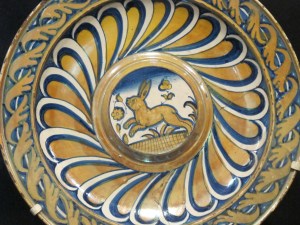 From the ceramics collection at Palazzo Venezia -- I liked the little rabbit!